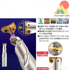 Mũi khoan đáy bằng gắn mảnh-FLAT DRILL WITH INSERT